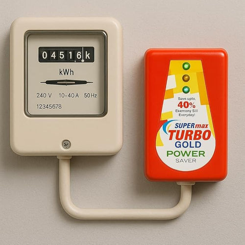 Max Power Saver Device for Home | Compact Electric Energy Saving Box with LED Indicator