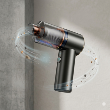 2-in-1 Portable Vacuum Cleaner & Air Duster